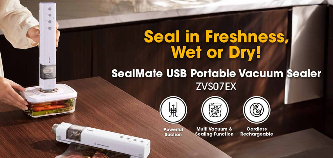 Freshness Anywhere: SealMate USB Portable Vacuum Sealer