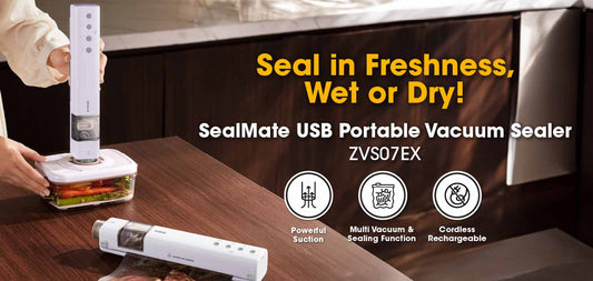 Freshness Anywhere: SealMate USB Portable Vacuum Sealer