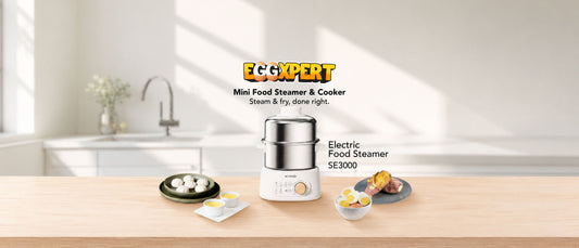 Morning rush? Sarapan tersedia pantas dengan KHIND Food Steamer & Cooker EggXpert!