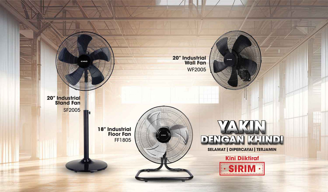 Meet Our 3 New Industrial Fans