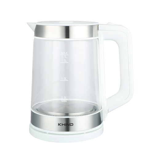 KHIND 1.7L Electric Glass Kettle EK171G