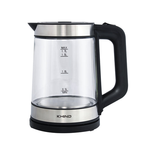 KHIND 1.7L Electric Glass Kettle EK171G