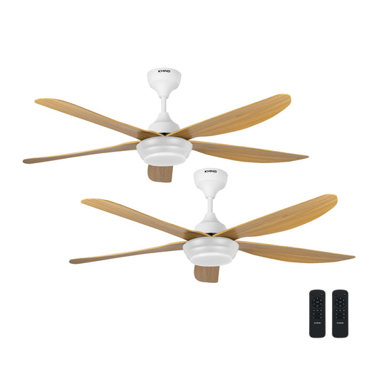 KHIND 56" ZenAir BL DC Ceiling Fan CF56DC4RL (2 Units)