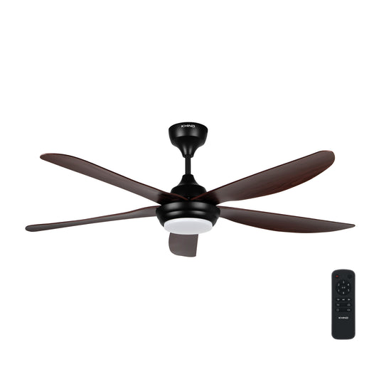 KHIND 56" ZenAir BL DC Ceiling Fan (Mocha) (Single Pack) CF56DC4RL