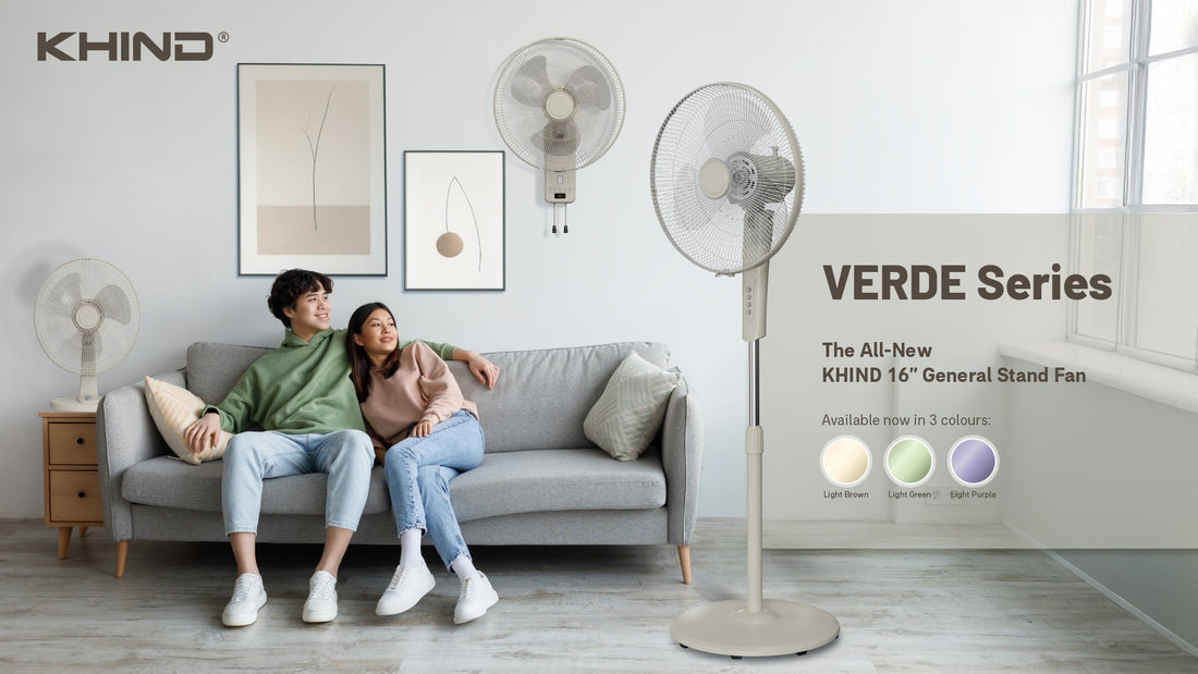 Introducing Our New Pastel AC Stand Fan: Verde Series