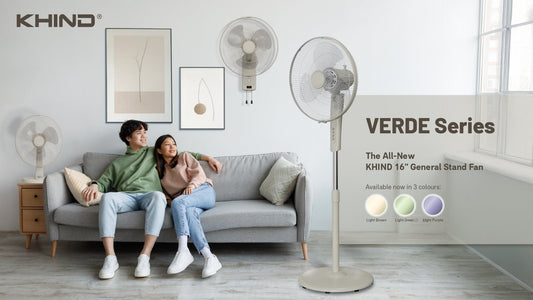 Introducing Our New Pastel AC Stand Fan: Verde Series