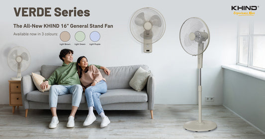 Introducing Our New Pastel AC Stand Fan: Verde Series