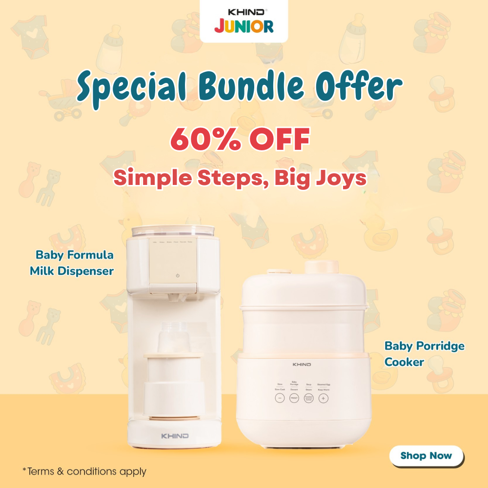 KHIND Junior Baby Formula Milk Maker BFM20｜Pembuat Susu Formula Bayi | Essential Pack
