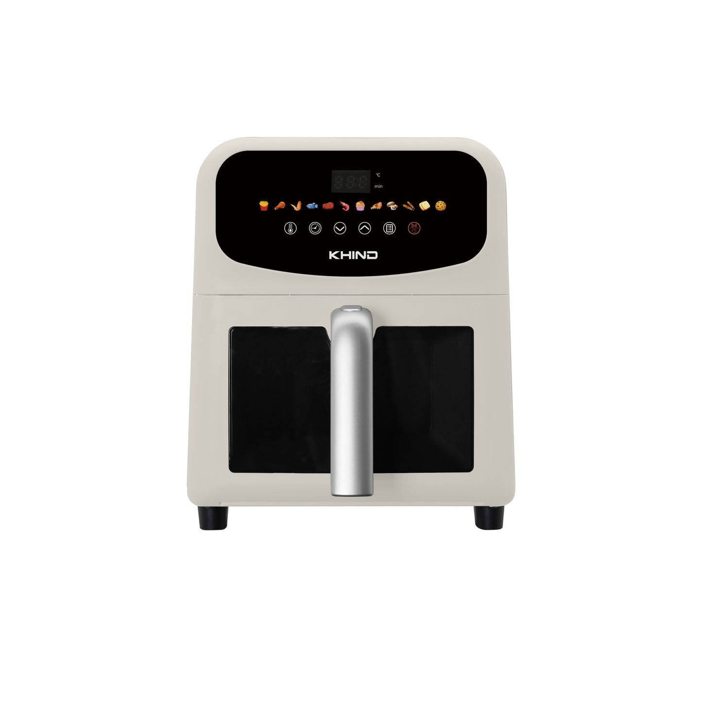 [Online Exclusive] KHIND 5.8L Metal Air Fryer with Ceramic Coating Basket ARF58D
