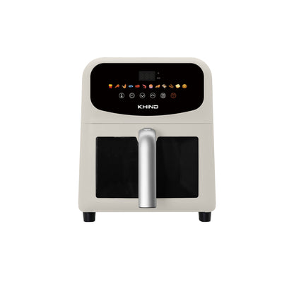 [Online Exclusive] KHIND 5.8L Metal Air Fryer with Ceramic Coating Basket ARF58D