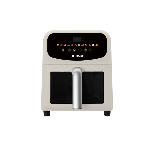 [Online Exclusive] KHIND 5.8L Metal Air Fryer with Ceramic Coating Basket ARF58D