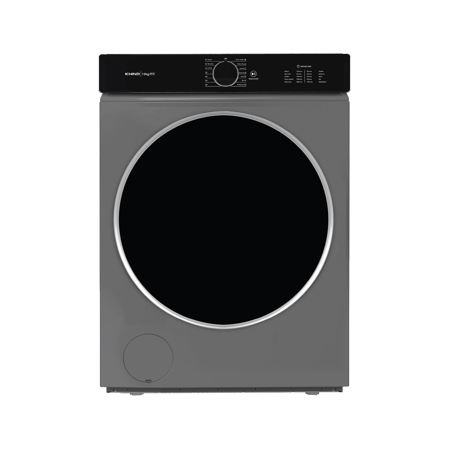 KHIND 12KG Air Vented Tumble Clothes Dryer CD1219