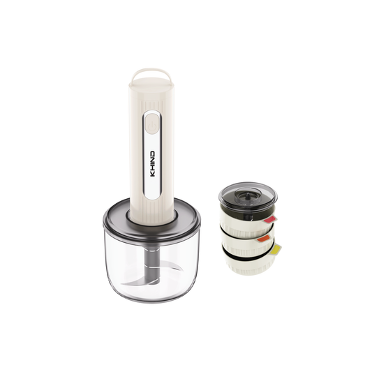[Online Exclusive] KHIND Wireless Food Chopper with 1 + 3 Bowls FPC300