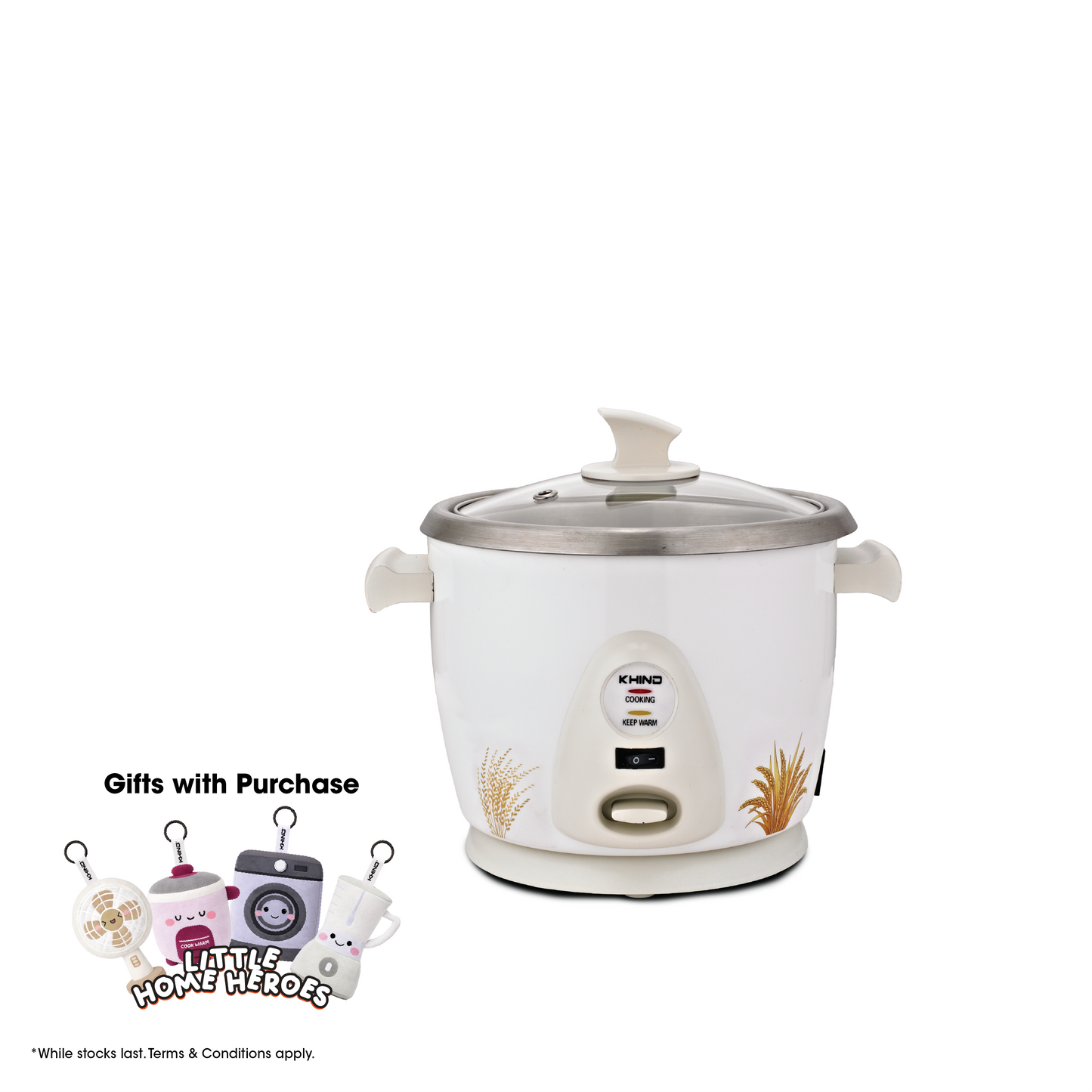 [Gemilang 65] KHIND Anshin Rice Cooker RC10665TH