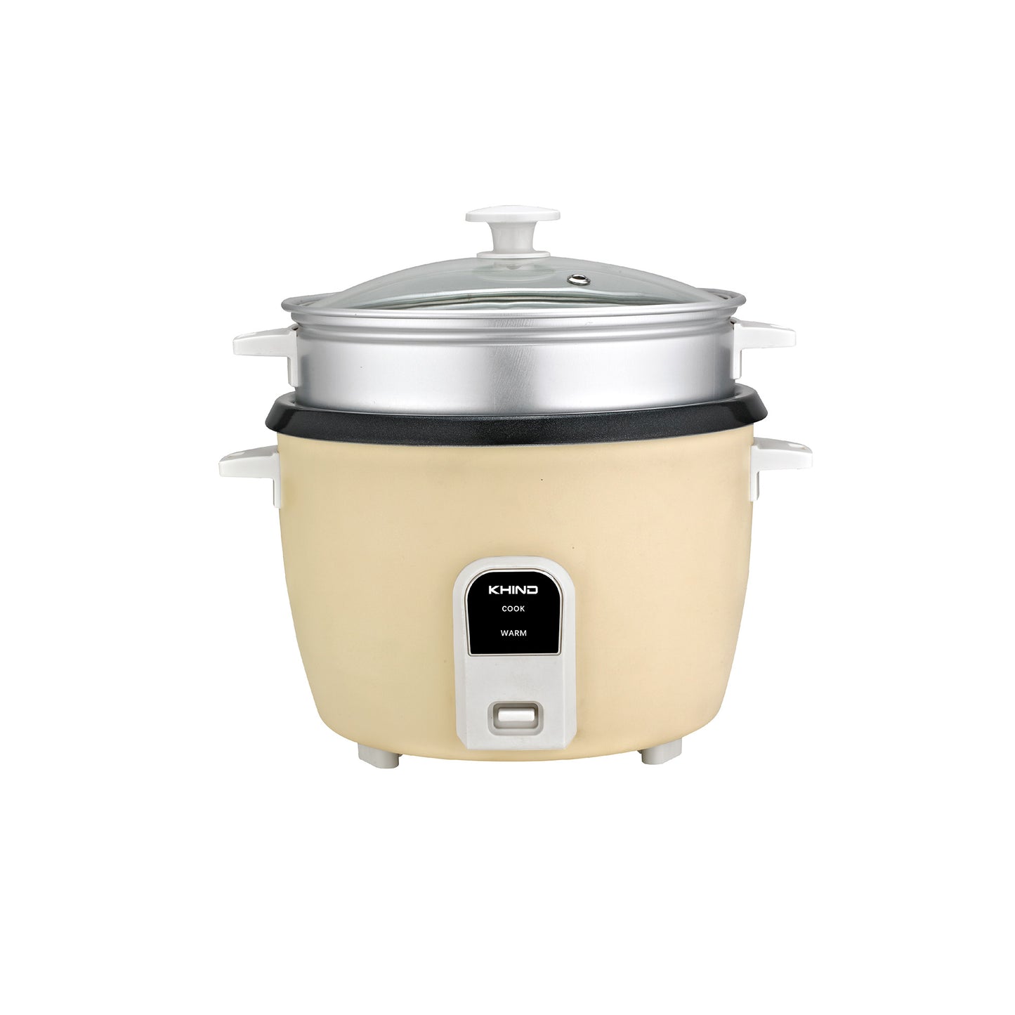KHIND 1.0L Electric Ceramic Rice Cooker with Steamer RC1010C
