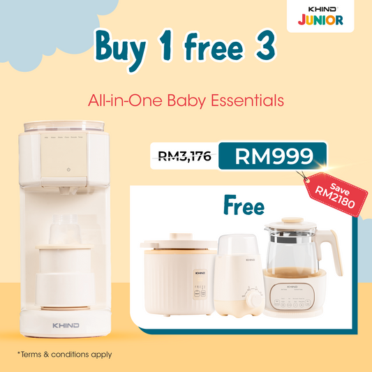 KHIND Junior Baby Formula Milk Maker BFM20｜Pembuat Susu Formula Bayi | Best Value Baby Pack