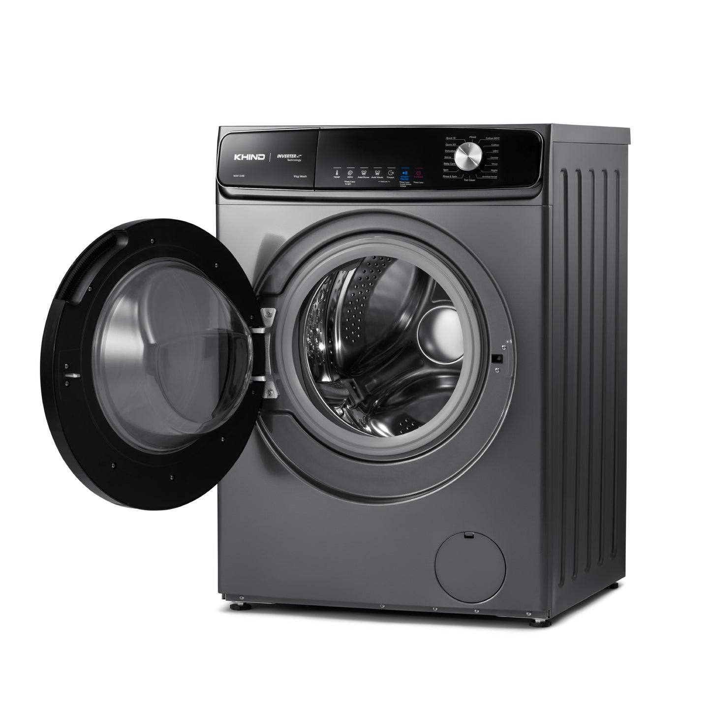 KHIND 9kg Front Load Washer WM1248