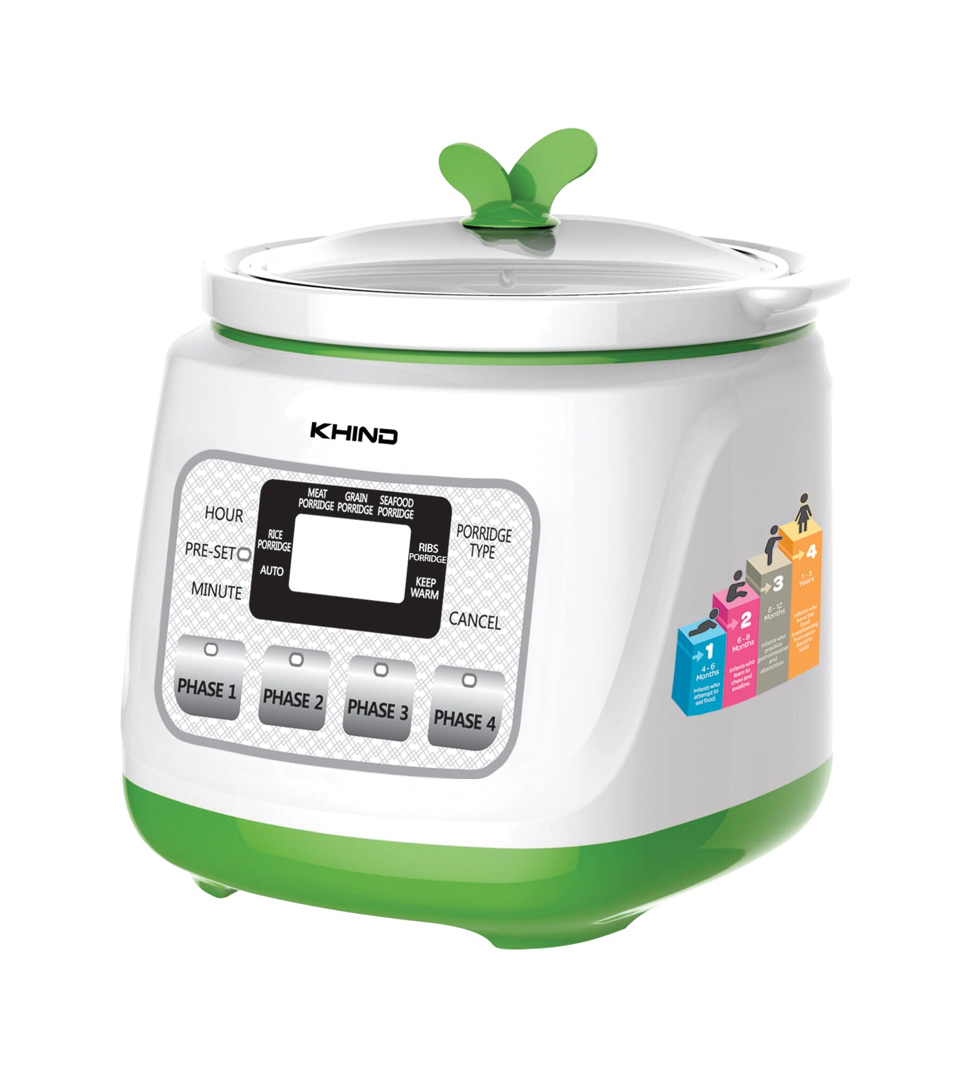 KHIND Baby Porridge Cooker BP12